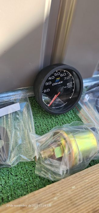 Manómetro pressão de turbo 3b e pressão de óleo