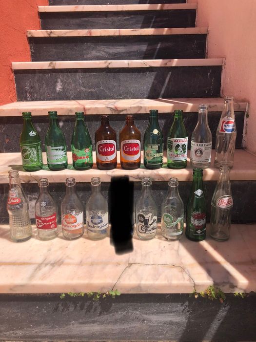 Garrafas pirogravadas