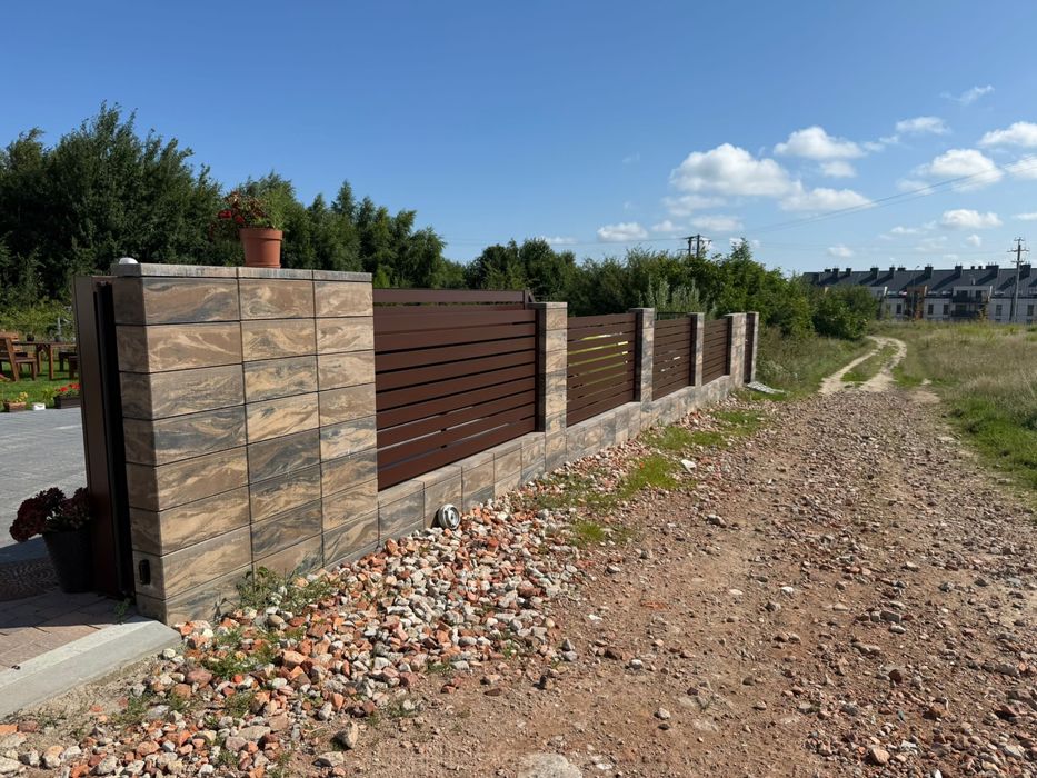 Kostka brukowa ogrodzenia