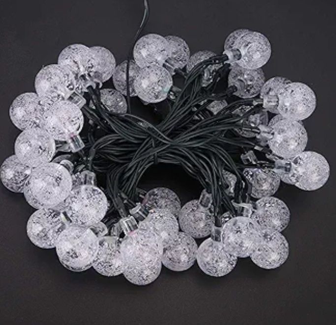 Solarne łańcuchy świetlne 9.5m 50 LED