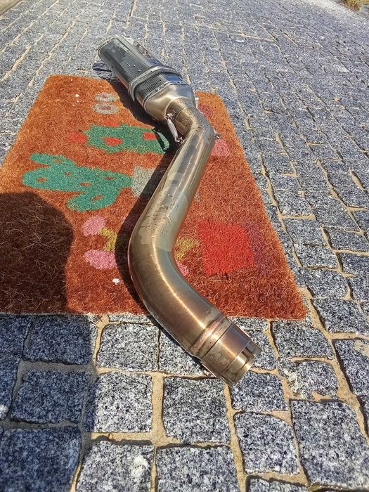 Ponteira + curva escape para  Voge 525DSX