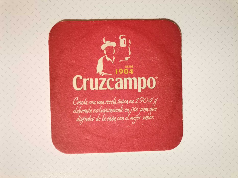 Bases para copos - Gulden Draak , Cuz Campo , Carlsberg, Paulaner