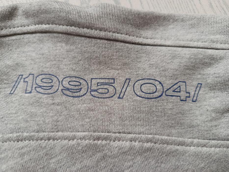 Nowa! Oryginalna 4F bluzka S męska szara z niebieskim logo (722)