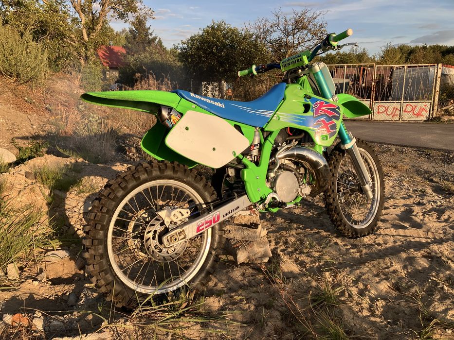 Kawasaki KX 250 po odbudowie 1992