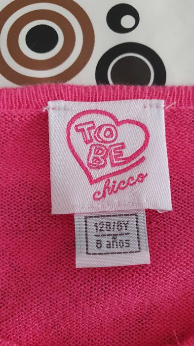 Chicco TO BE Casaco de malha Rosa 8 anos