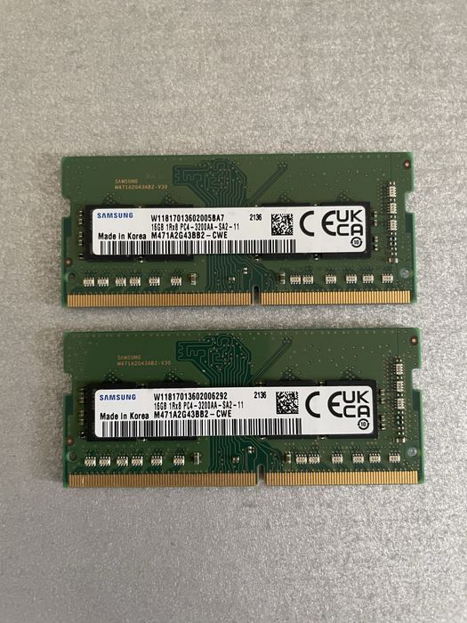 DDR4 SODIMM 16gb 3200mhz