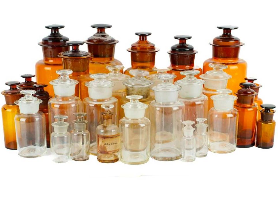 Frascos Antigos de Farmácia