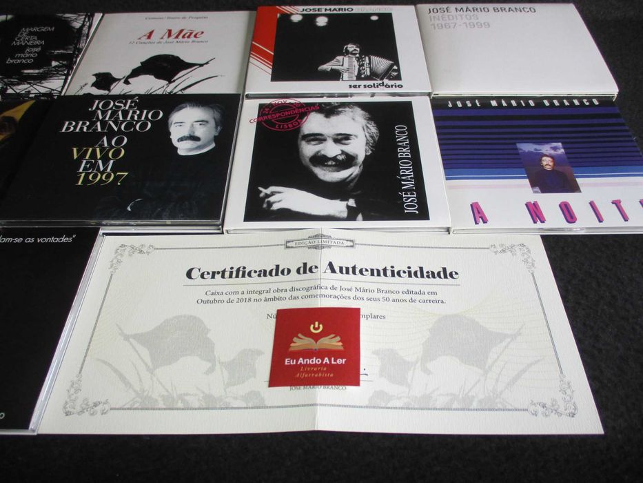 CD's de Música Portuguesa Fausto Zeca Afonso José Mário Branco Adriano