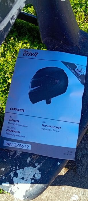 Capacete Modular Crivit M (57-58 cm) - Novo