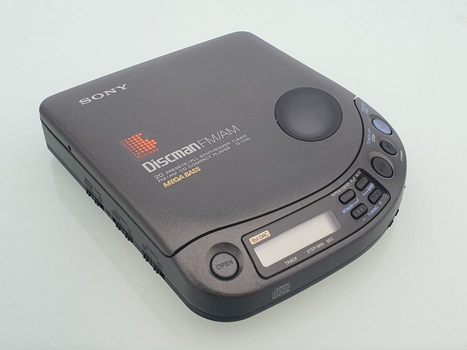 Discman Sony d-t115 z radiem vintage