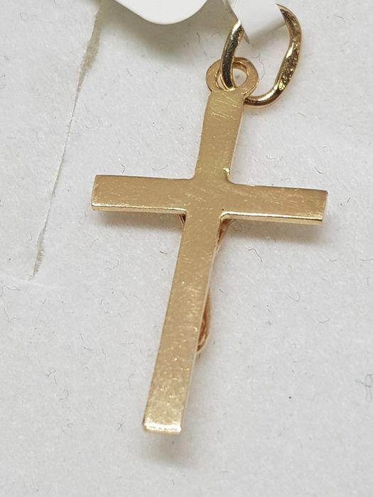 Złoty krzyżyk z Jezusem złoto 585