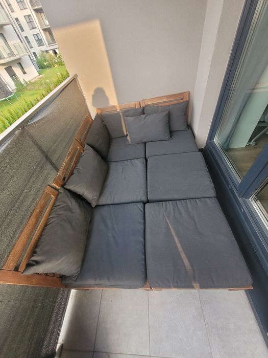 Meble ogrodowe IKEA + skrzynia na poduszki