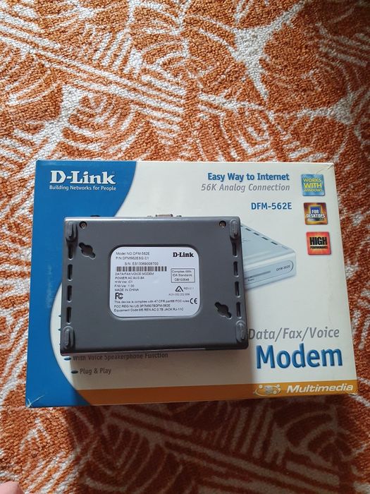 Модем аналоговий D-Link dfm-562e