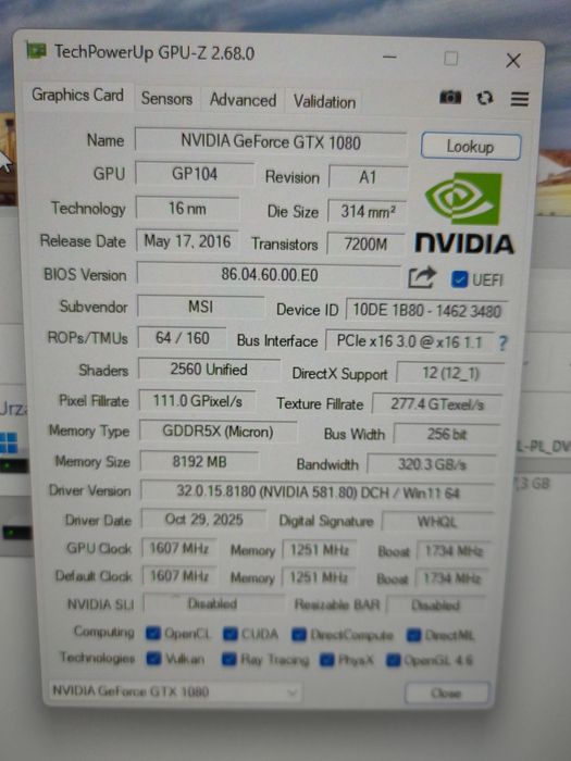 Pc GTX1080 i5 7gen. 12GB RAM 256gb SSD+ 1TB hdd gamingowy