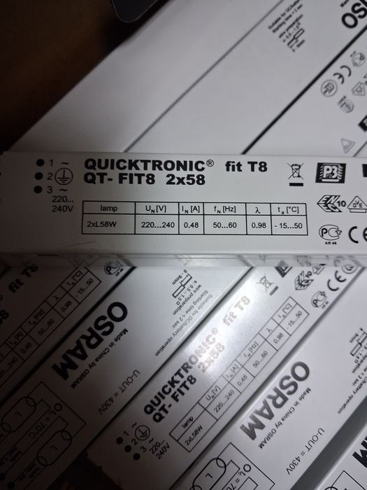 Statecznik elektroniczny QT-FIT8 - 8 sztuk