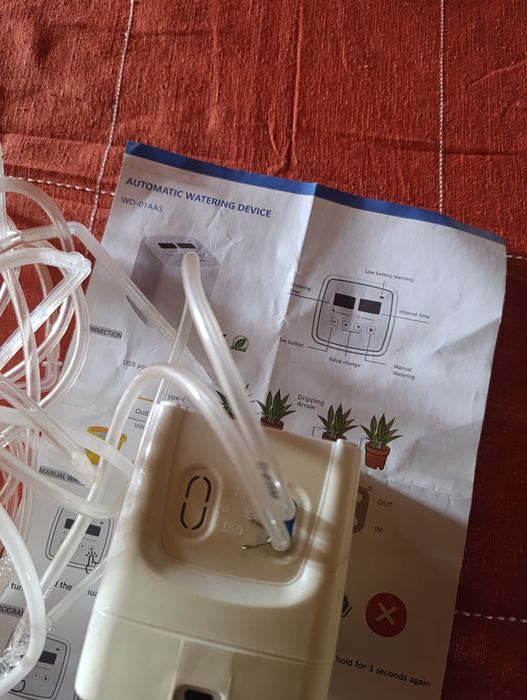 Kit de rega automática para 7 plantas