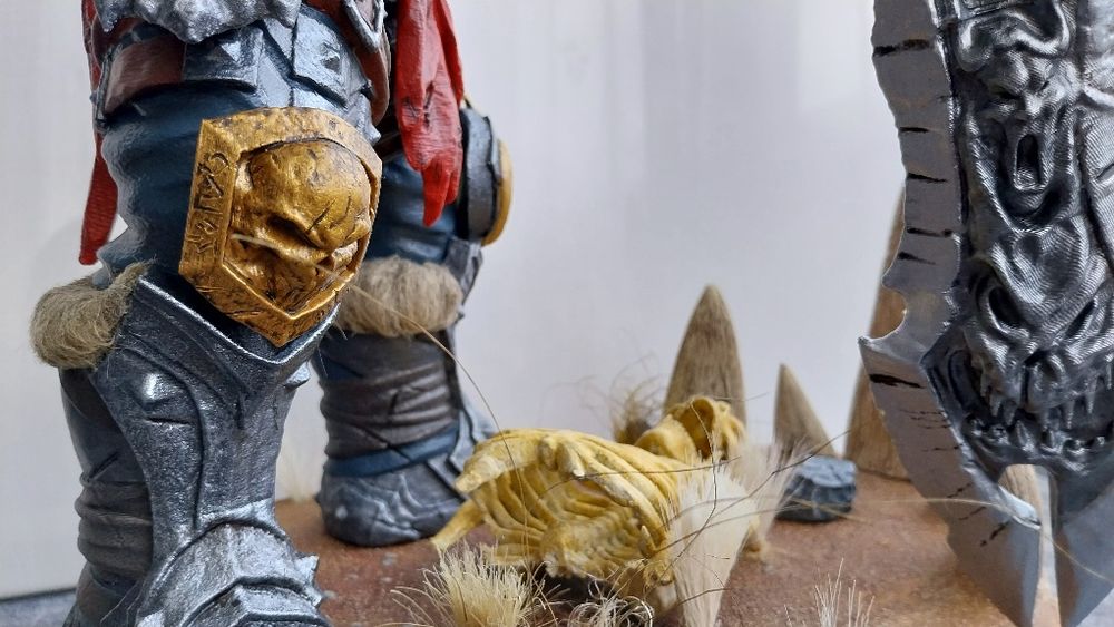 Darksiders - War, 3D PLA, diorama, playstation