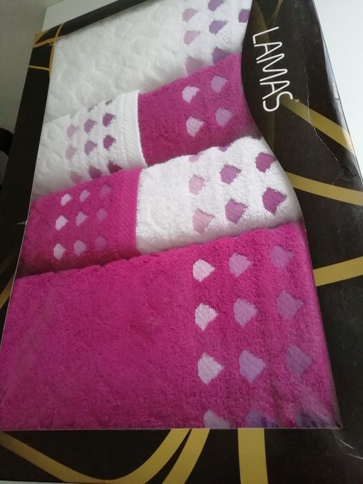 Jogo de Banho, 6 Toalhas, NOVO - 100% Algodão!