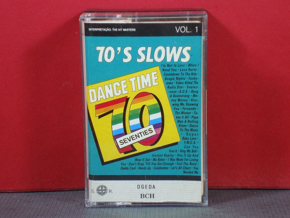 Hit Masters ‎– 70's Slows Vol. 1 / Cassete / NM