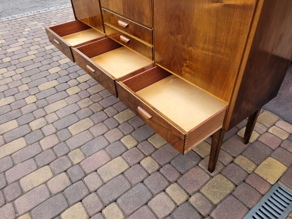 Mid Century Komoda Tekowa Dania Lata 50 Design