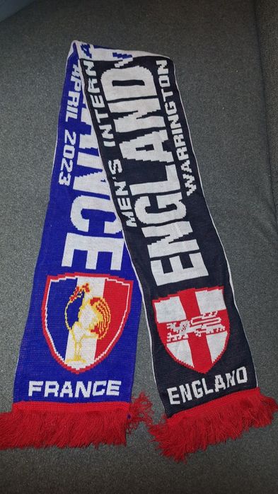 szalik piłkarski Rugby International England&France