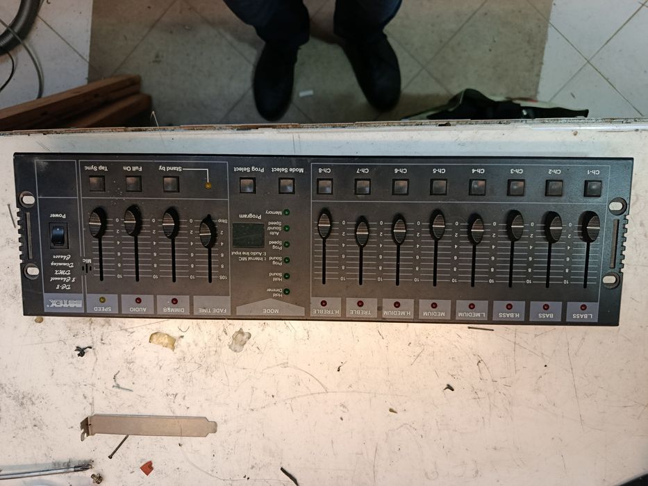Mesa controle de luz palco