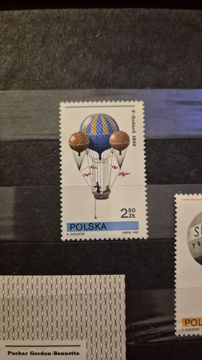 Seria znaczków sport balonowy