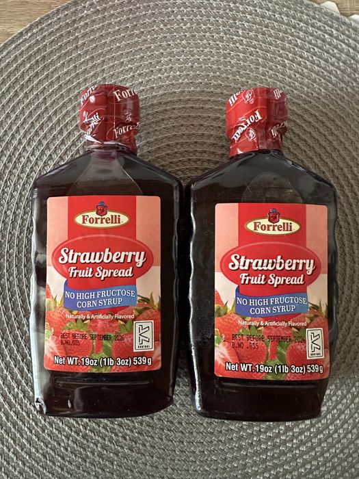 Forrelli syrop truskawkowy z USA 539 g