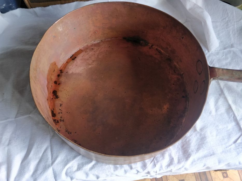 Старая медная сковородка 7 кг