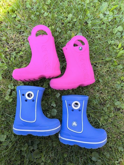 Сапожки чобітки Crocs с6-7 наш 23