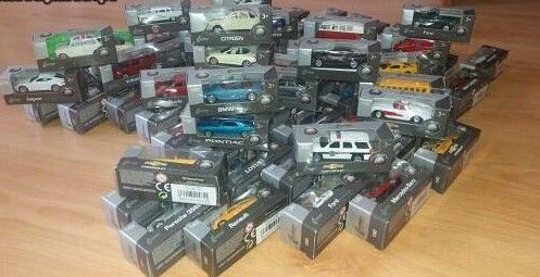 Colecção carros miniatura Welly Super9 -80 unidades