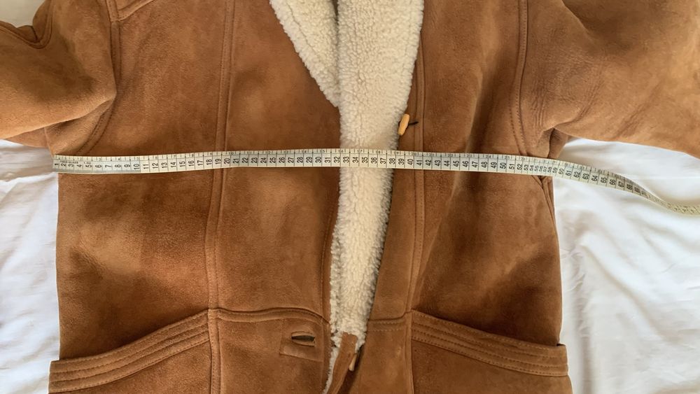 Жіноча натуральна дублянка Shearling (овчина) | Made in Turkey | р. 40
