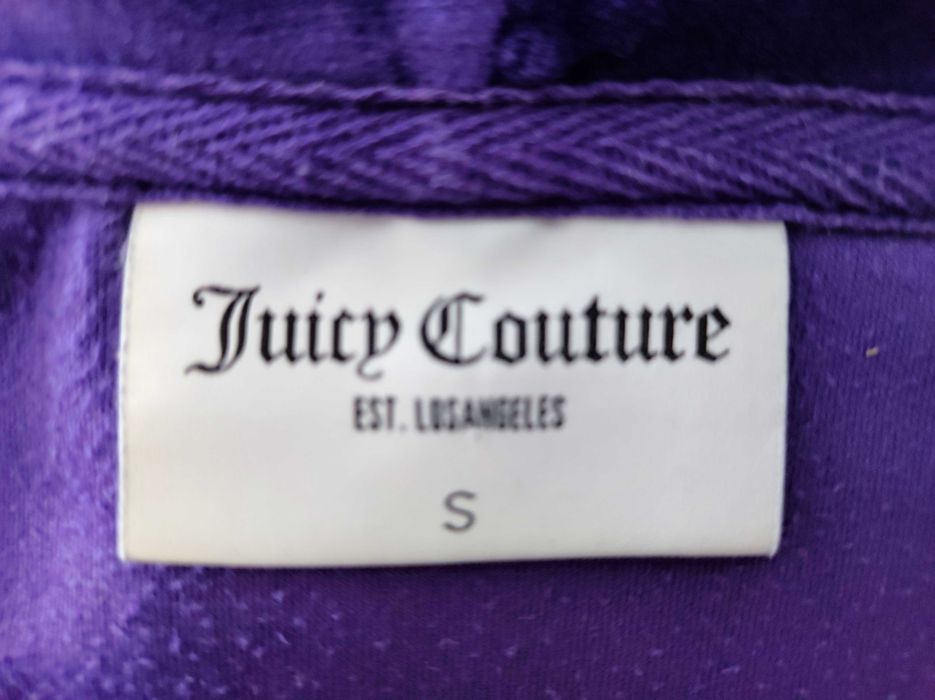 - Juicy Couture - Welurowa bluza r. XS / S