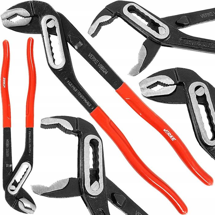 Szczypce nastawne  do odkręcania rur hydrauliczne   ŻABKA CRV 300MM