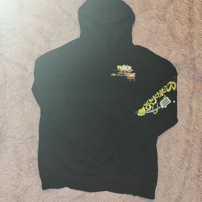 Czarna bluza spongebob H&M