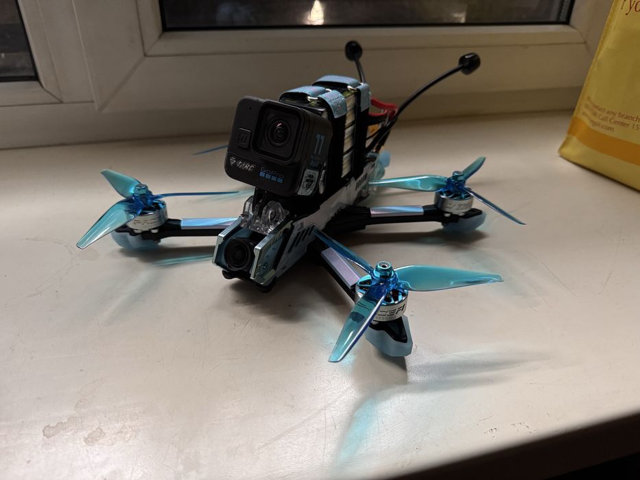 Кастомный FPV дрон 5” / DJI O3 Air Unit / состояние нового