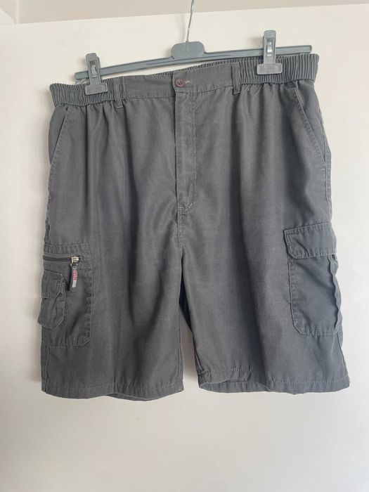 Calções cinzentos | tipo cargo | XXL