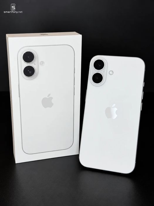 iPhone 16 128 GB White | Open Box | Gwarancja Apple | 0 cykli | SIM+eSIM