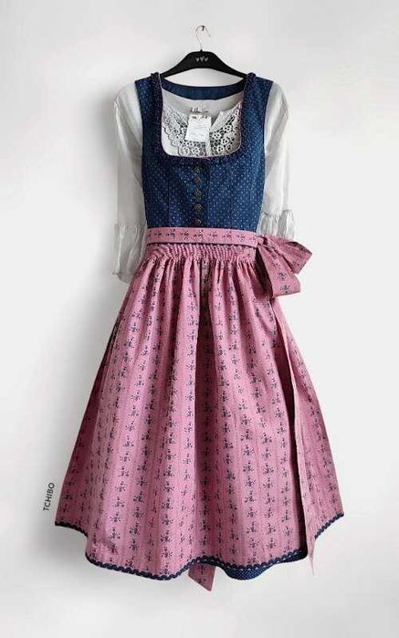 Красивый новый фартук передник из 100% хлопка - TCM Tchibo Германия