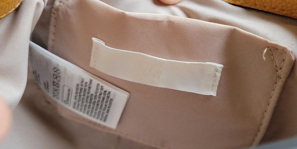 Torebka H&M kolor musztarda
