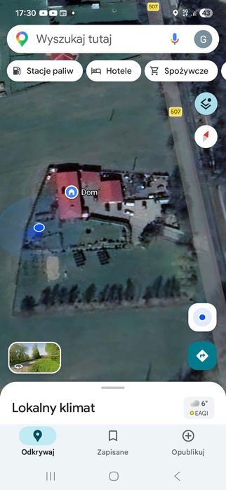 Dom z oddzielnym warsztatem duża działka Smolajny