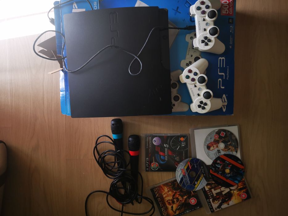 Ps3 slim Com vários extras