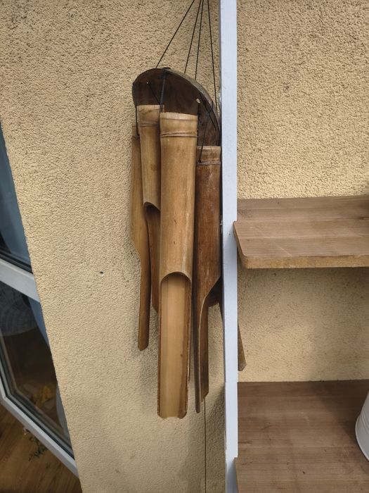 Duże dzwonki bambusowe do ogrodu tarasu balkon altana medytacja skupienie koncentracja uwaznosc