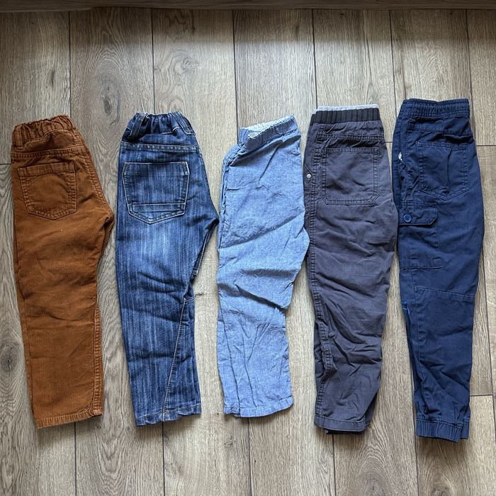 Zestaw spodnie klasyczne dzinsowe jeans