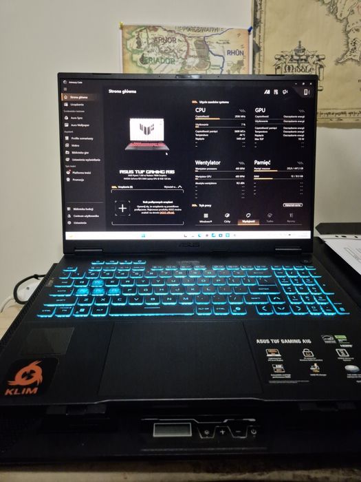 Laptop asus tuf gaming a16+RTX5060 110w