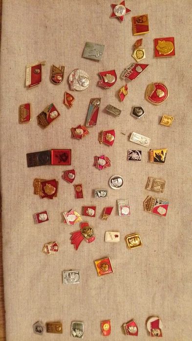 значки Ленин коллекция 50 шт СССР