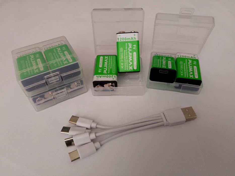 Акумулятори літій-іонні АА, ААА, Крона, 1,5V, 9V нові, найнижчі ціни