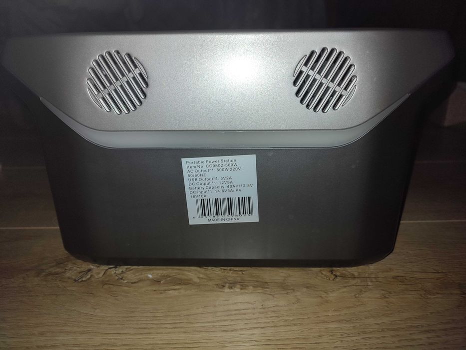 Портативна зарядна станція 500 Вт 480 Вт·год