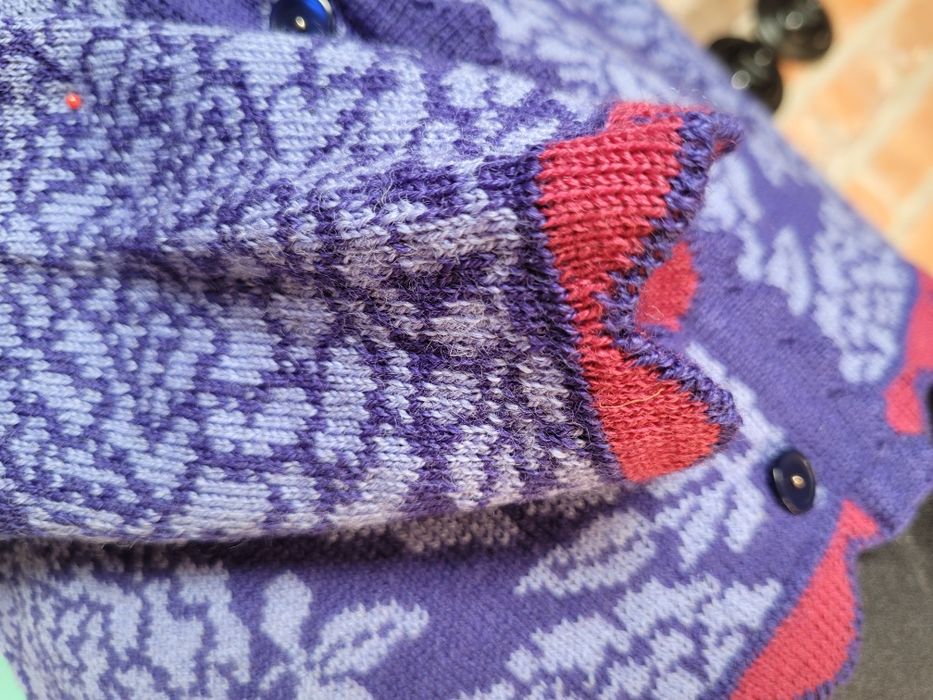 OLEANA r M S XS 100proc wełna nowy termiczny sweter