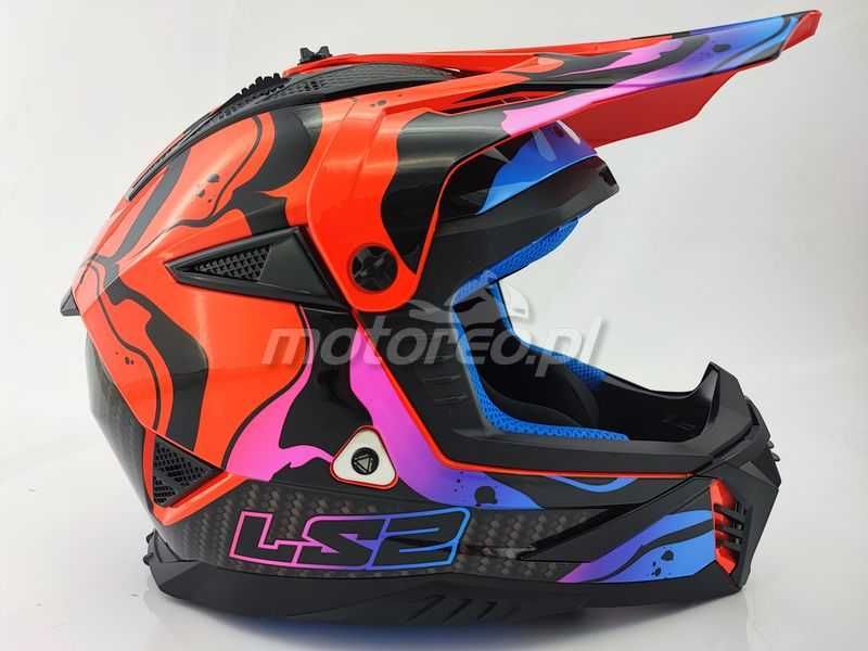 WYPRZEDAŻ Kask LS2 MX708 Fast 2 WASH Red Enduro/Cross /ATV